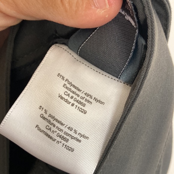 MEC Pants Mens 34 x 32 Gray Zip Pockets Straight Leg Drawcord Outdoor Camping - Picture 13 of 15